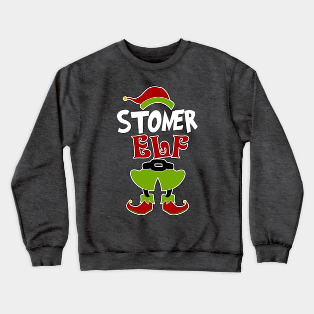 Stoner Elf Crewneck Sweatshirt by KieraneGibson